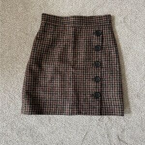 Dolce & Gabbana Brown Mini A-line Skirt